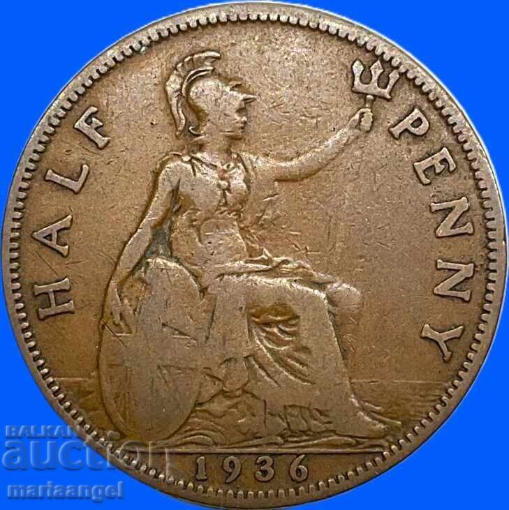 1/2 Penny 1936 Great Britain George V 1910-1936 - 7