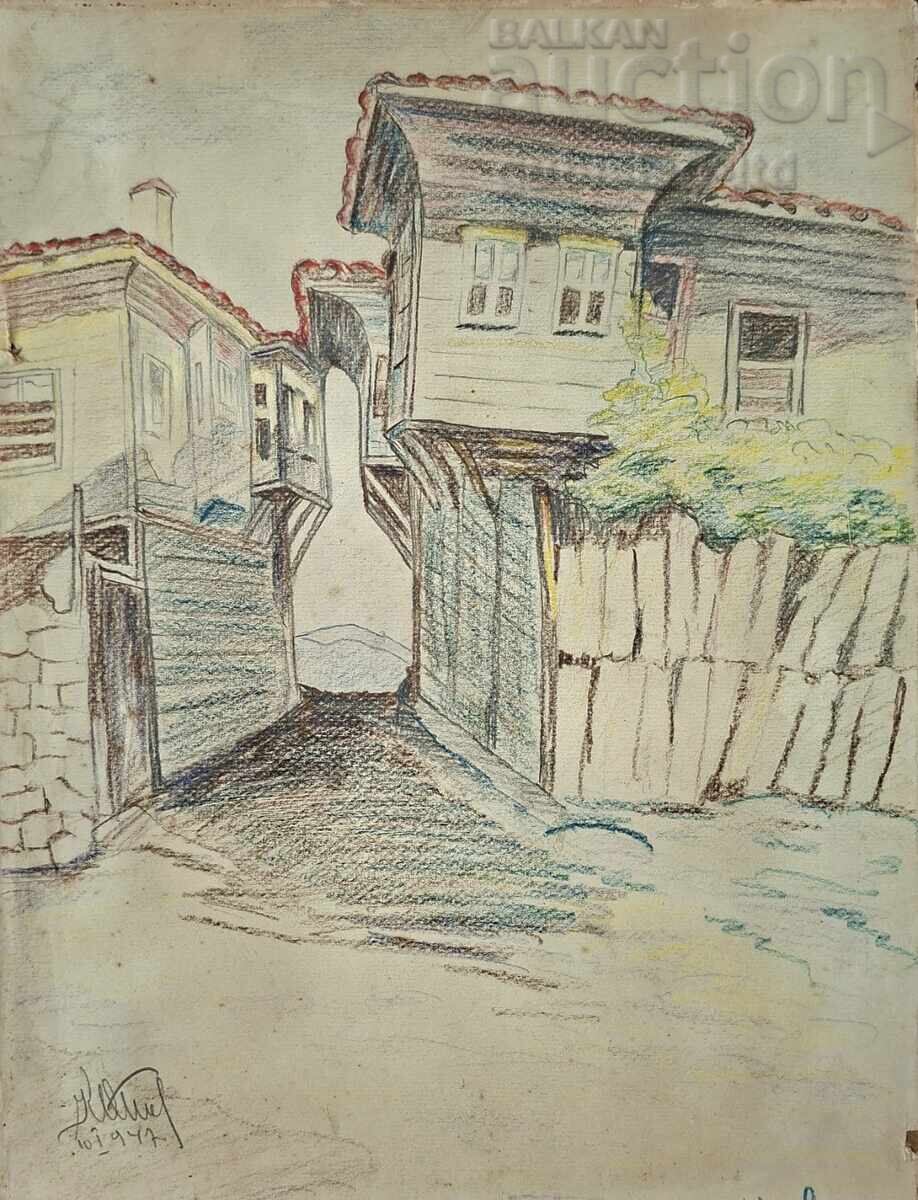 Tablou „Nesebăr”, 1947