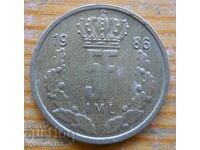 5 francs 1986 - Luxembourg /c