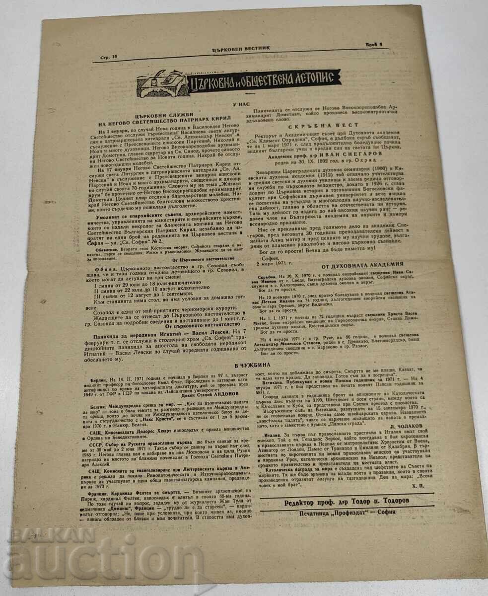 1971 ZIARUL BISERICESC NUMĂRUL 8 - 6