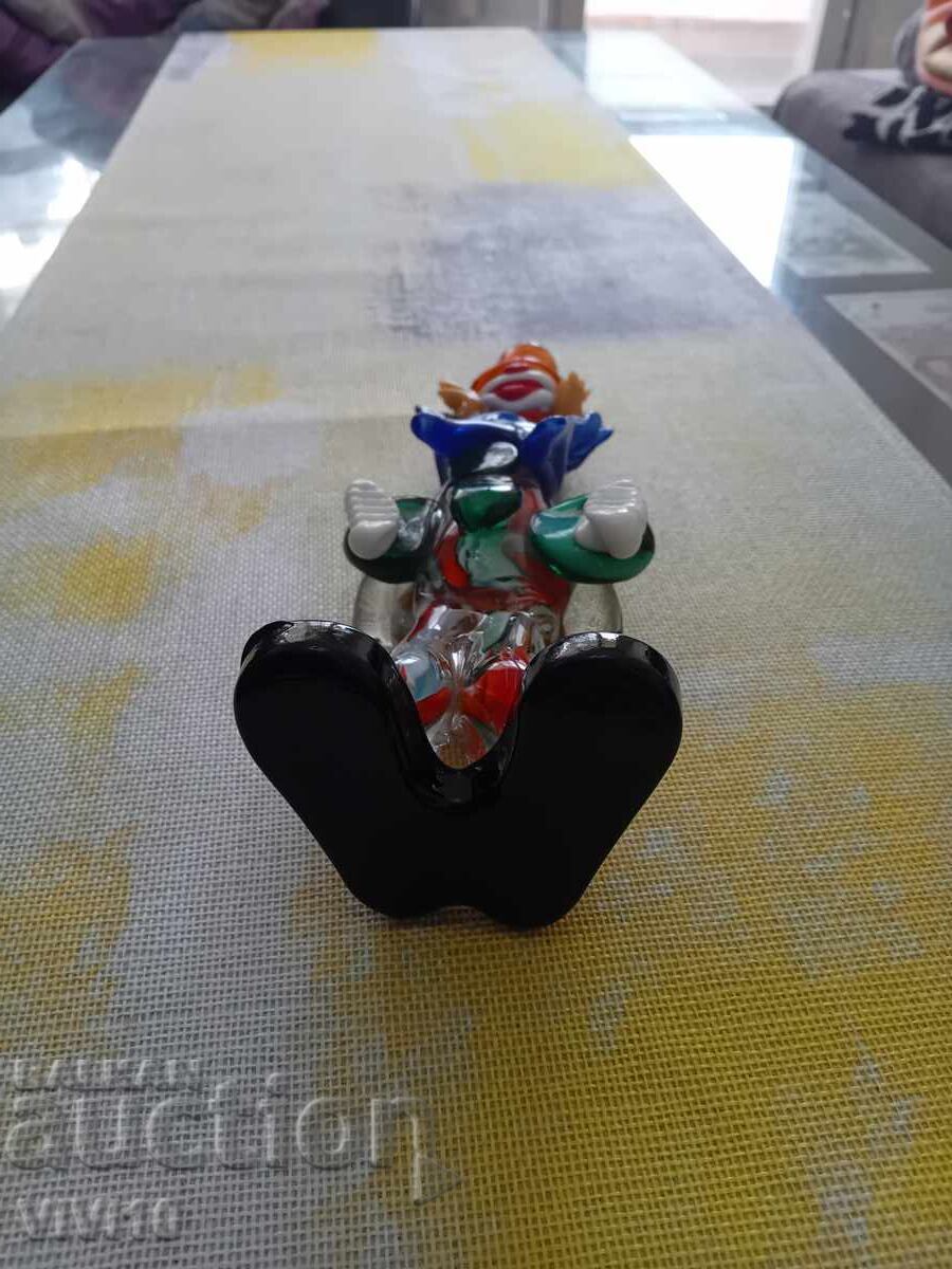 Figurină veche, sticlă, Murano, Italia - 5