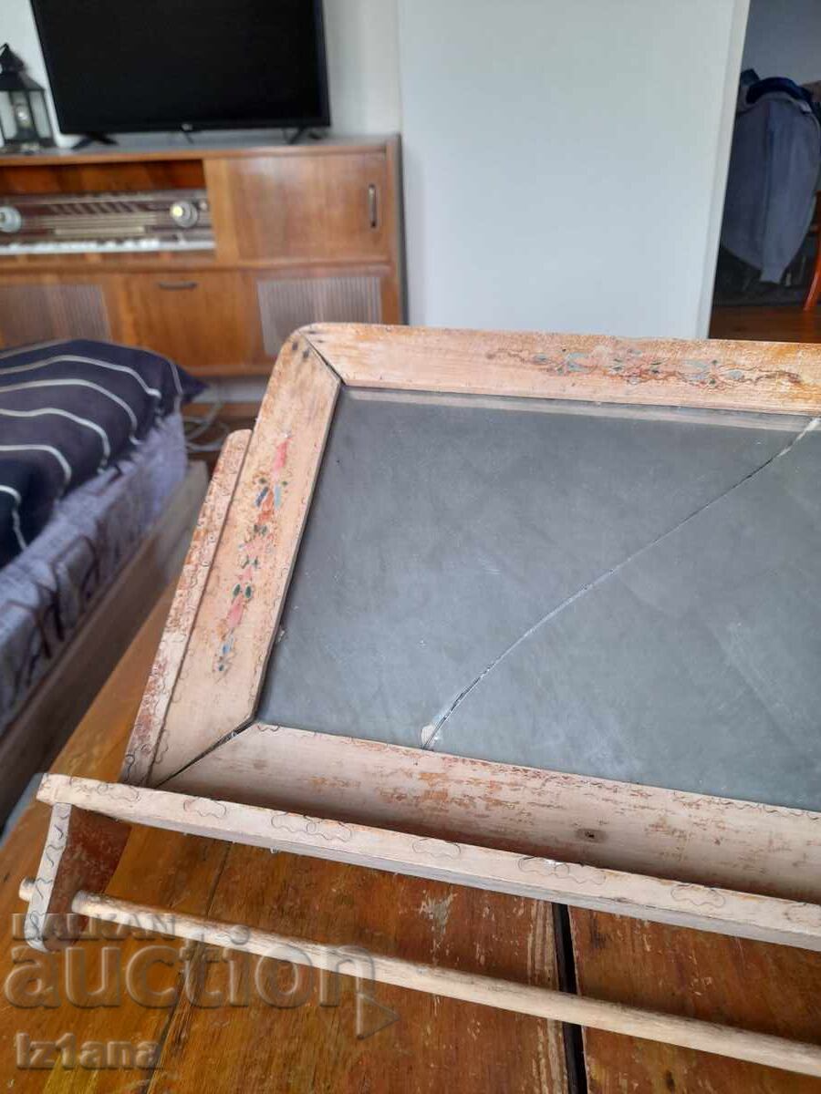 Δημοπρασία Καθρέφτης αντίκα, κρεμάστρα για πετσέτες