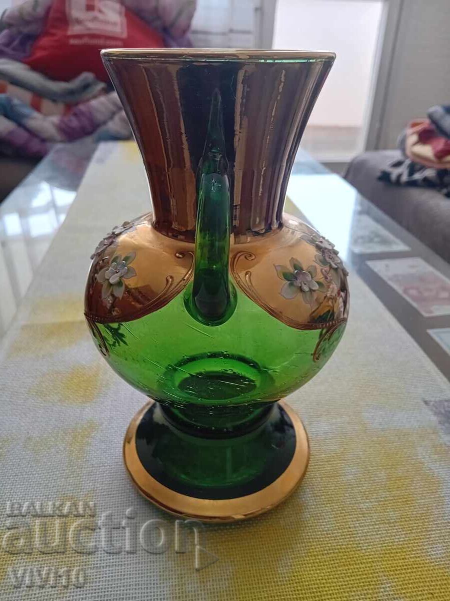 Vază veche Bohemia, 25 cm cu preț € 120.00 | 234.70 BGN