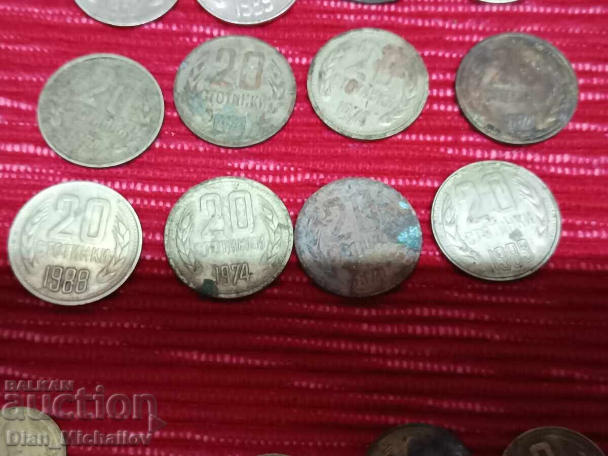 Lot monede socialiste din ani diferiți - 5 Lot monede socialiste din ani diferiți - 5