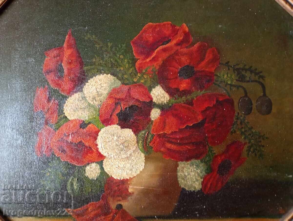 Delivery of Old painting - flowers Delivery of Old painting - flowers