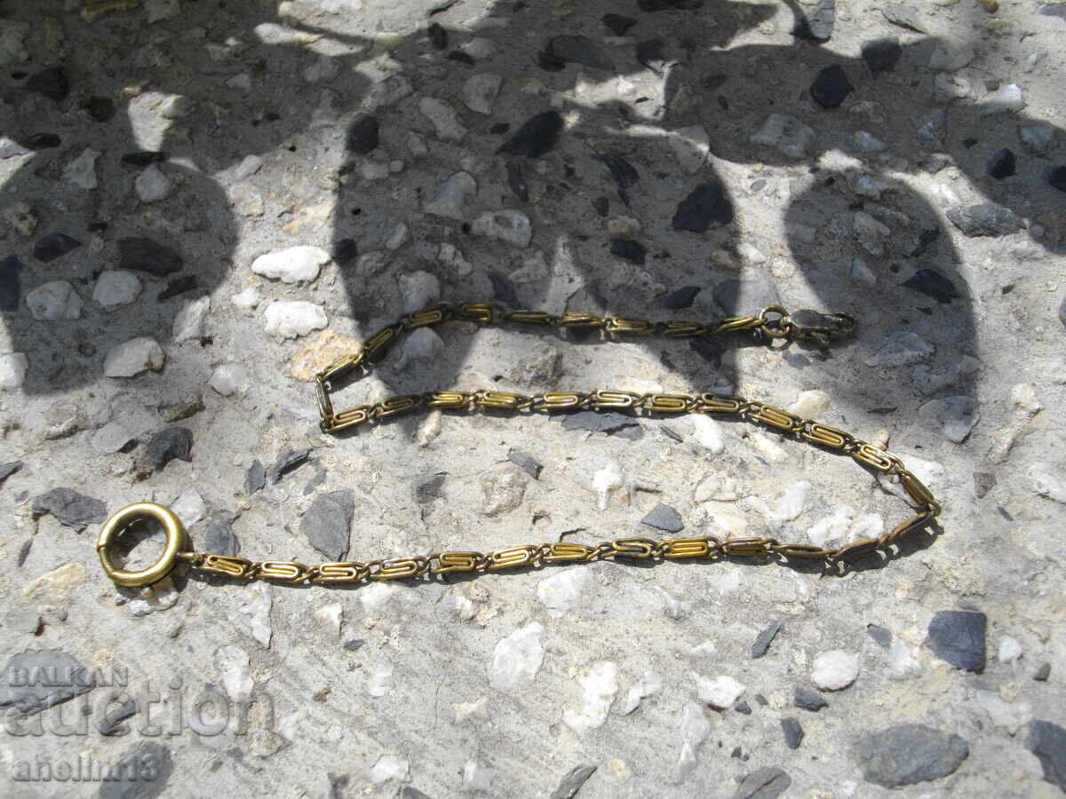 VECHI LANȚ DIN BRONZ PENTRU CEAS DE BUZUNAR VECHI LANȚ DIN BRONZ PENTRU CEAS DE BUZUNAR