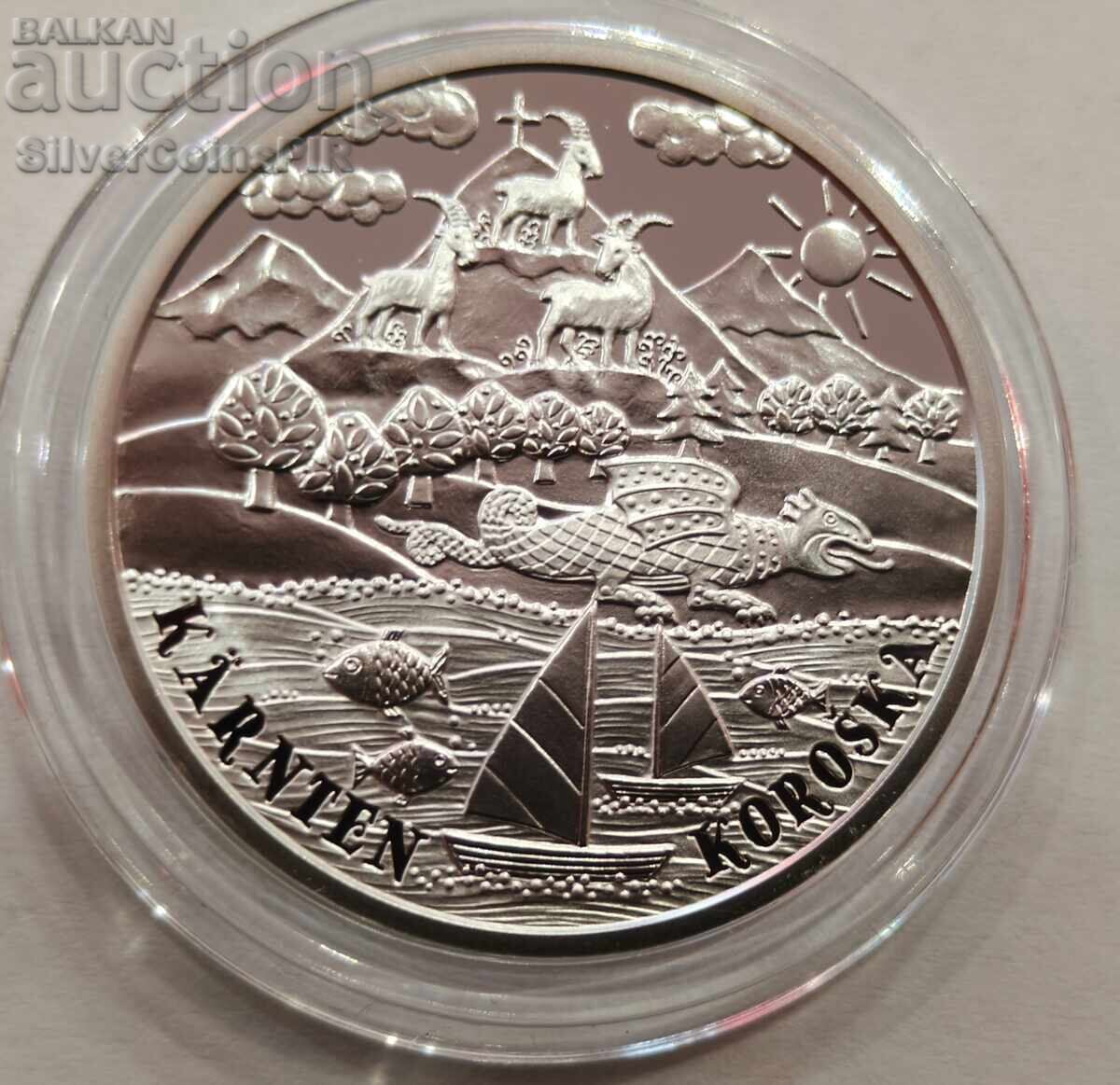 Livrarea Argint 10 Euro Carintia 2012 Austria