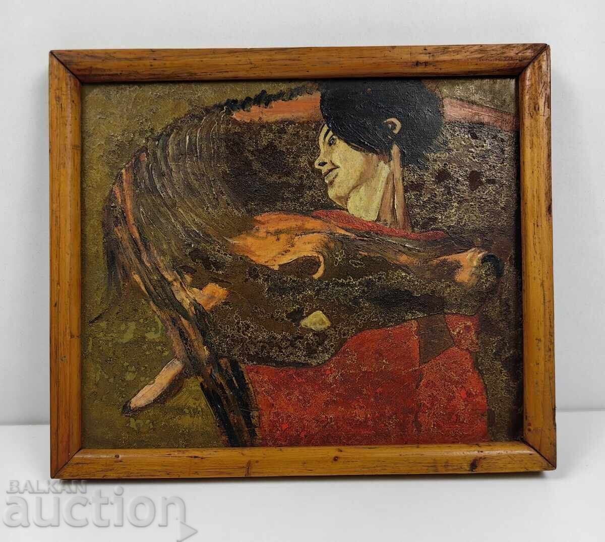 PAINTED PICTURE WOMAN with price € 5.00 | 9.78 BGN