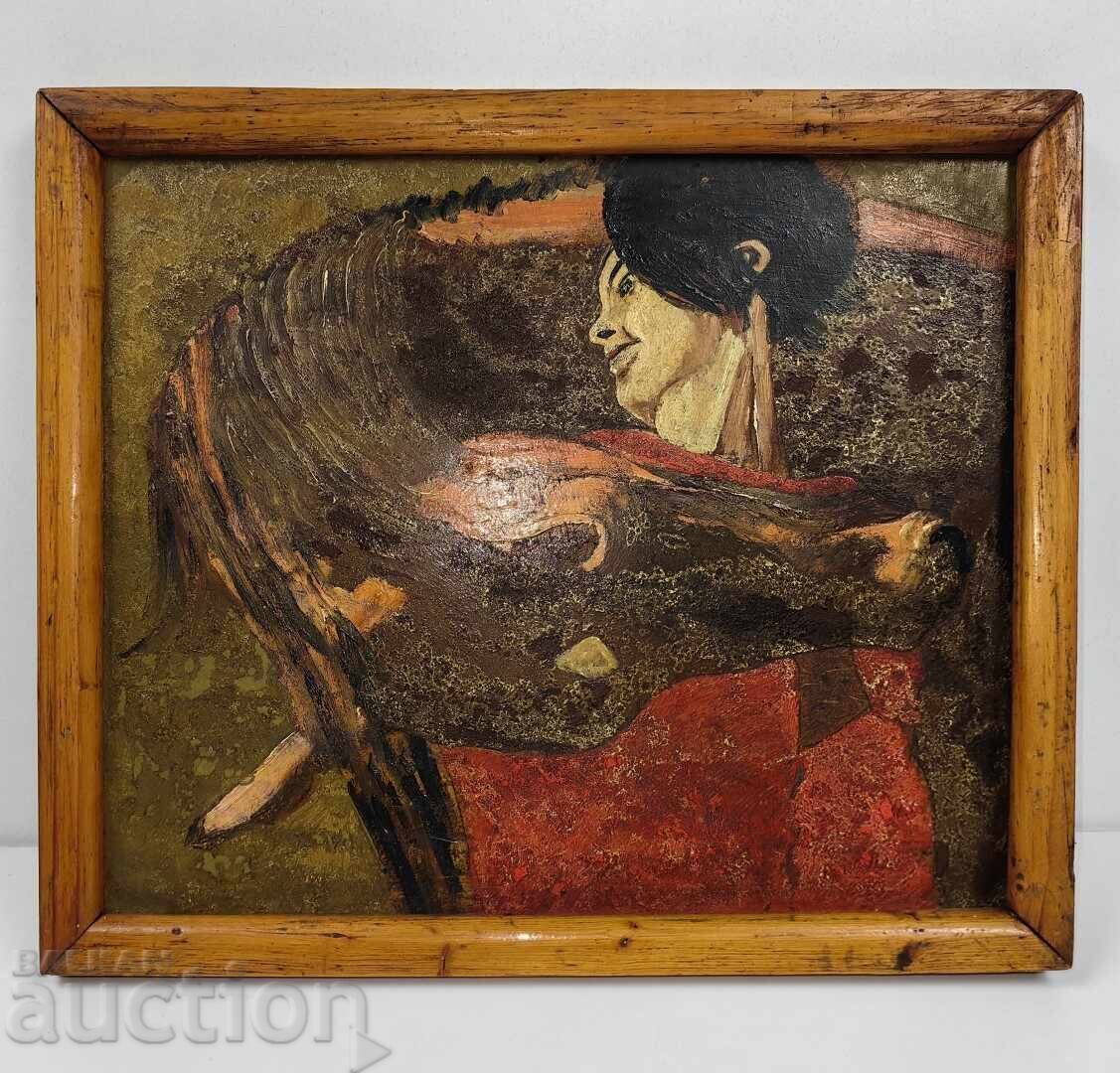 PAINTED PICTURE WOMAN