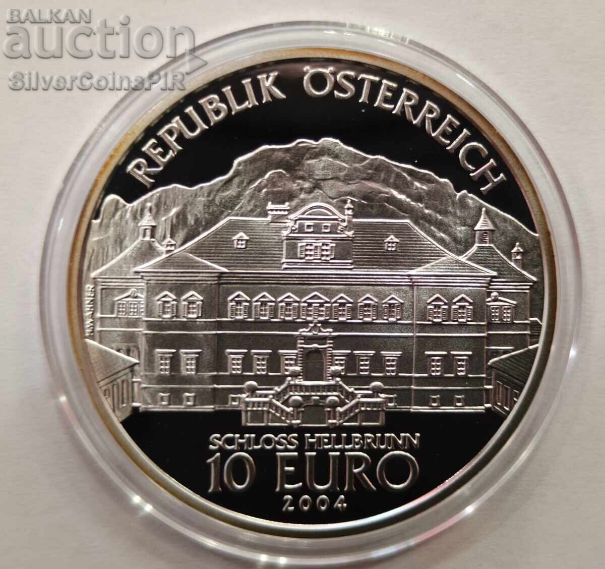 Licitație Argint 10 Euro Castele 2004 Austria