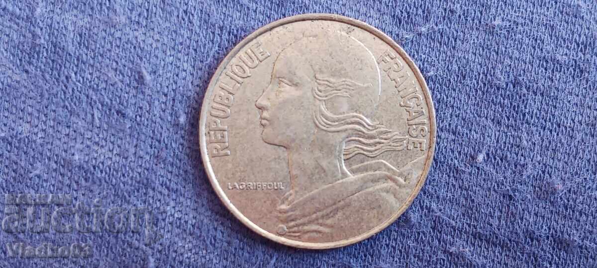Франция 20 сантима 1989 с цена € 0.19 | 0.37 лв.