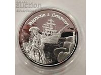 Ασήμι 1 oz Πειρατής 2023 Καραϊβική 2$ Scottsdale Mint