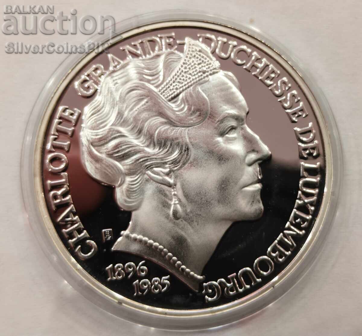 Argint 25 ECU Ducesa Charlotte 1996 Luxemburg cu preț € 46.10 | 90.16 BGN