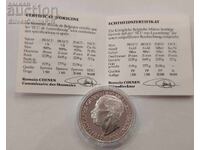 Argint 25 Ecu Marele Duce Adolf 1997 Luxemburg