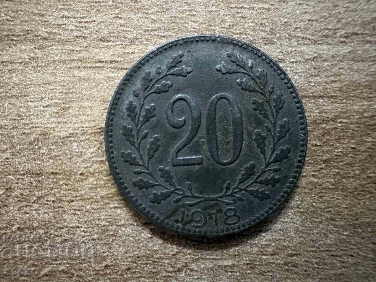 Austria - 20 heller (1918)