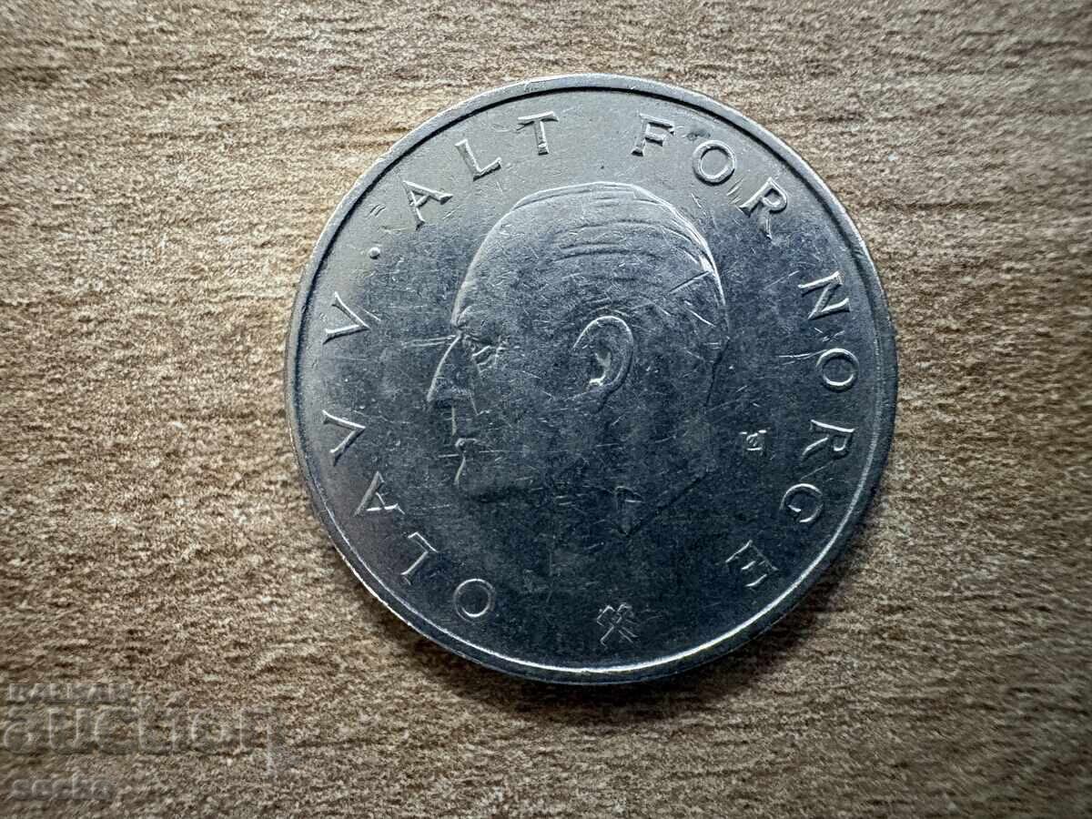 Norway - 1 krone (1975) with price € 0.18 | 0.35 BGN