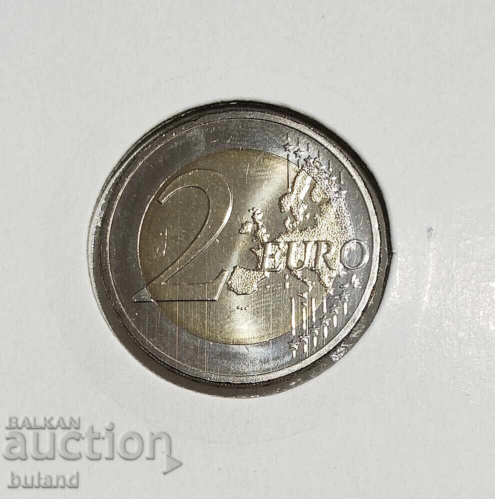 Germania UNC Monedă Euro 2 Euro 2012 F 10 ani de la lansarea monedei Euro cu preț € 9.00 | 17.60 BGN