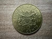 Kenya - 10 Cents (1984)