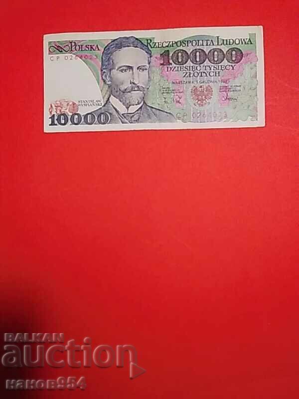 10 000 zloți Polonia 1988