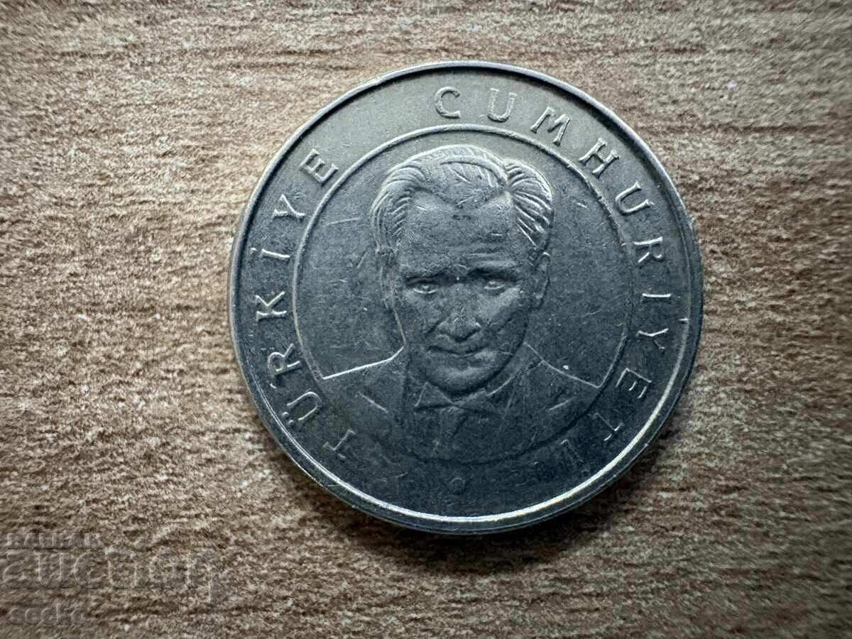 Turcia - 25 kuruş noi (2007) cu preț € 0.18 | 0.35 BGN