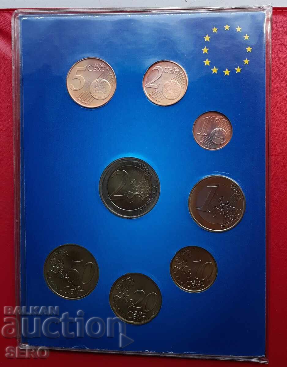 Licitație Austria - SET 2002 din 8 euro monede Licitație Austria - SET 2002 din 8 euro monede