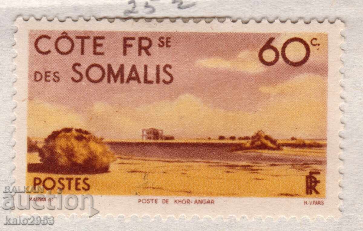 Somalia Franceză-1947-Mărci uzuale, MLH