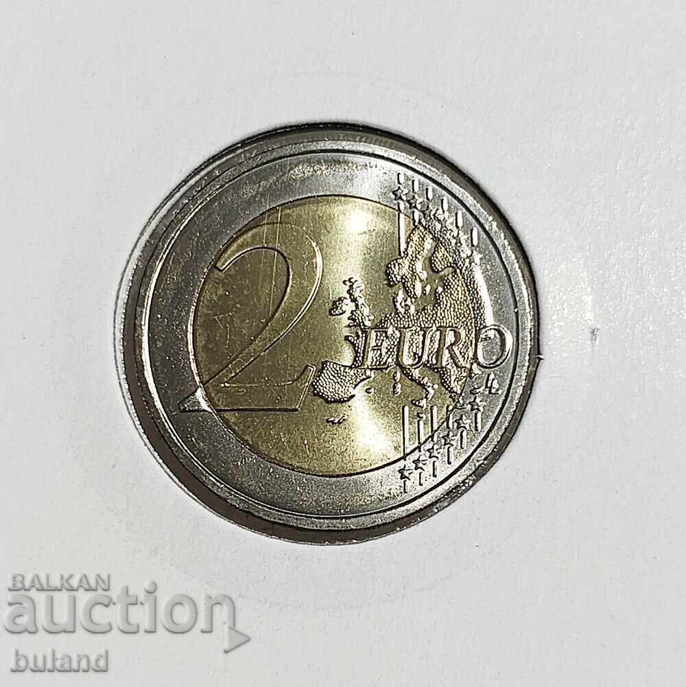 Franța UNC Monedă Euro 2 Euro 2012 A 10-a Aniversare a Euro cu preț € 7.50 | 14.67 BGN