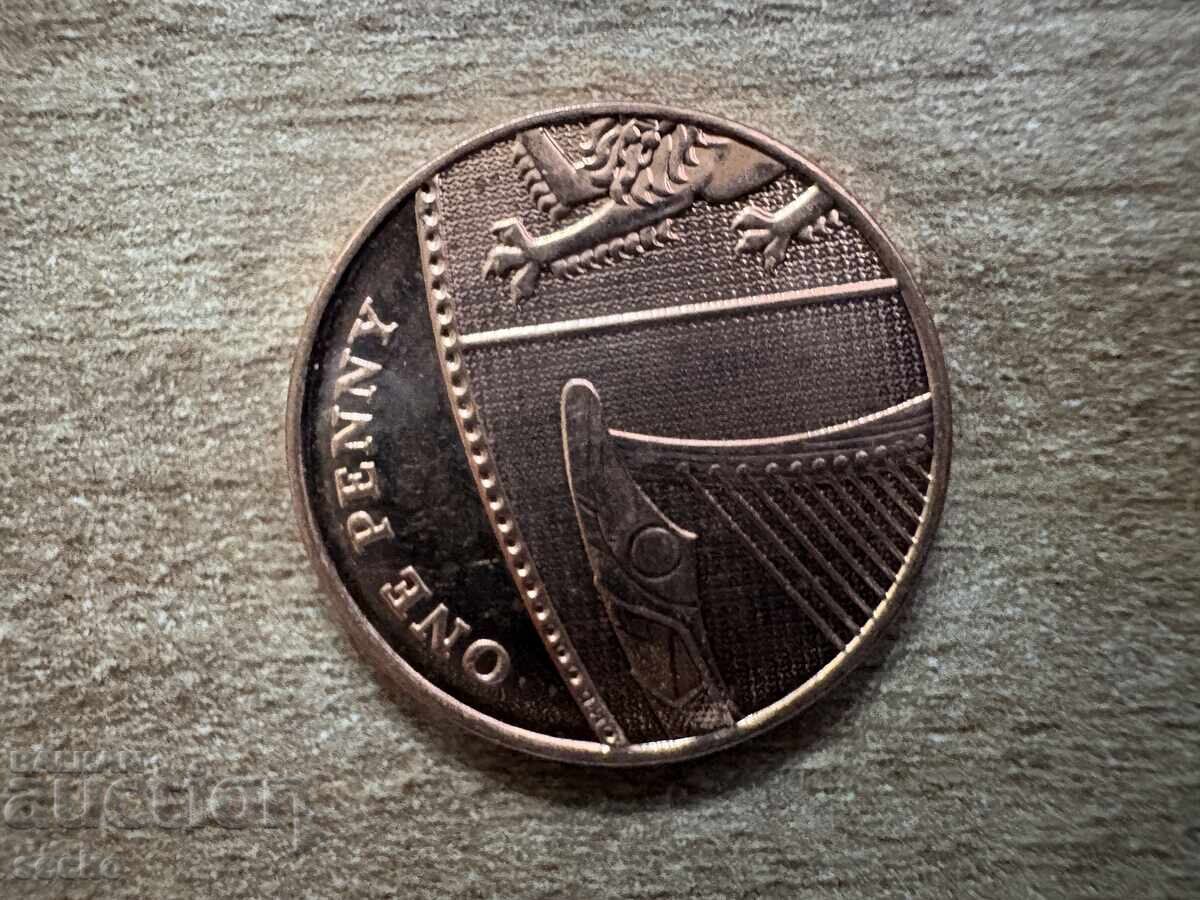 Marea Britanie - 1 penny (2013)