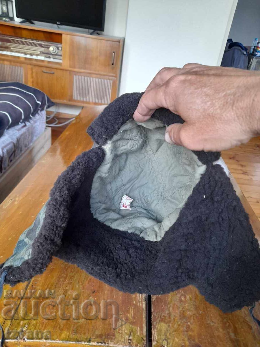 Căciulă veche de camuflaj, căști pentru urechi - 5