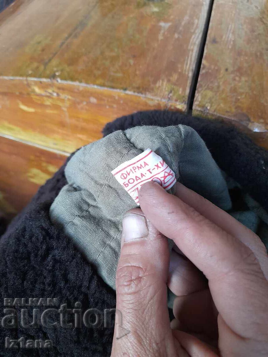 Căciulă veche de camuflaj, căști pentru urechi - 6
