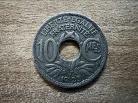 Франция - 10 сантима (1923)