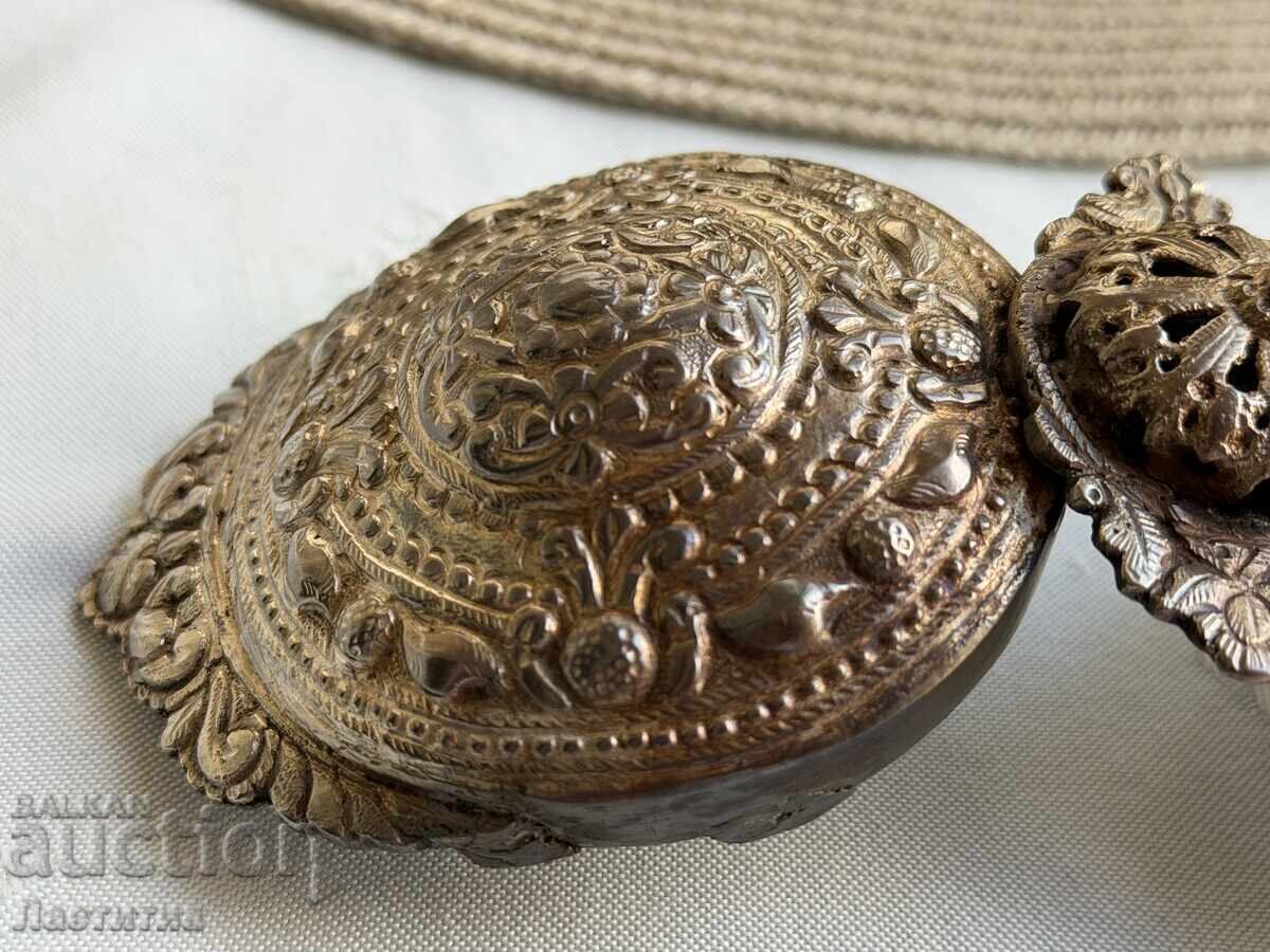 Auction  Silver Karlovo belt buckles