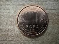 Central Africa - 10 francs (2024)