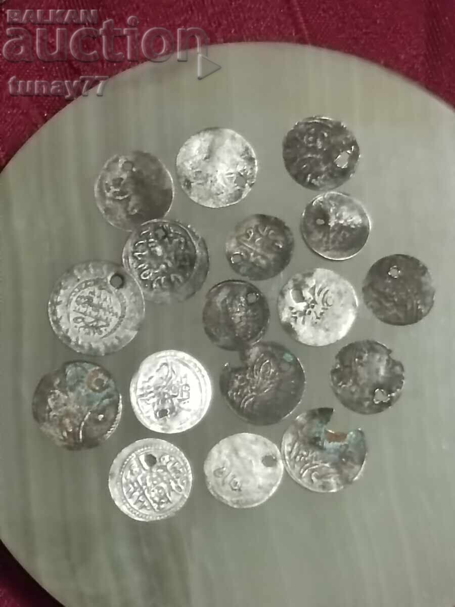 Lot de monede otomane din argint pentru colecție - 5