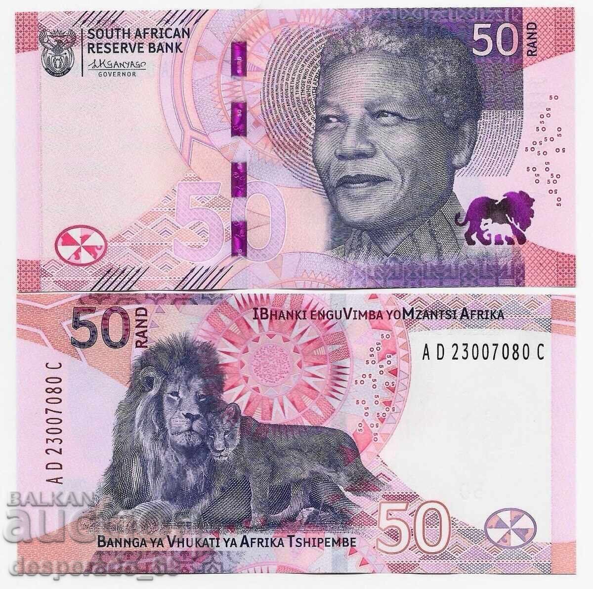 (¯`'•.¸ AFRICA DE SUD 50 rand 2023 UNC ¸.•'´¯)