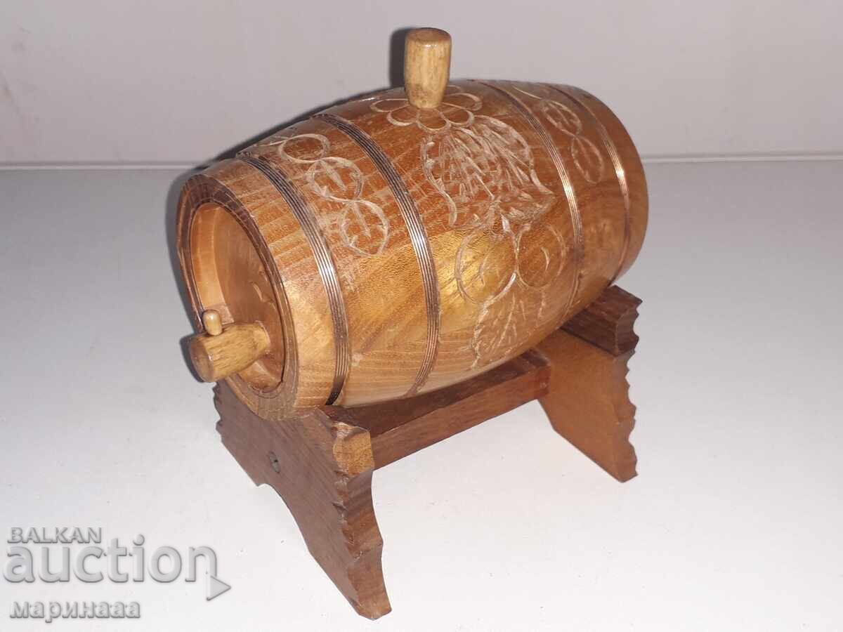 Delivery of WINE BARREL. WOOD CARVING