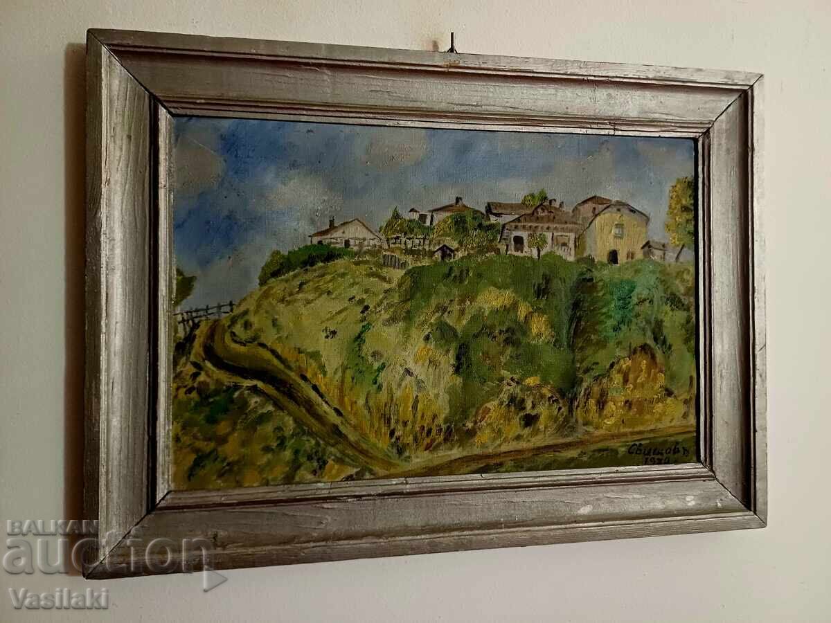 Аукцион Масло върху платно