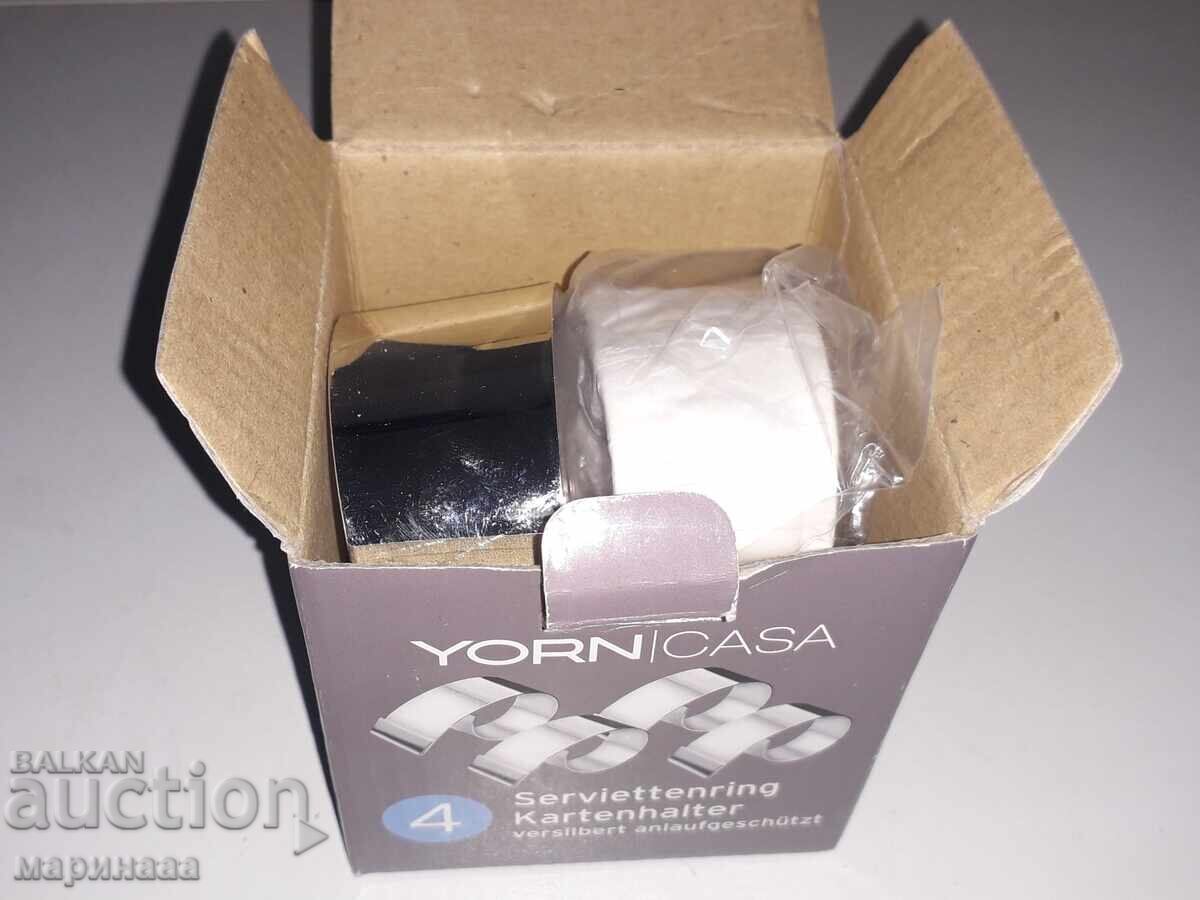 SET SUPORTURI PENTRU ȘERVEȚELE. ALAMĂ ARGINTATĂ cu preț € 6.00 | 11.74 BGN