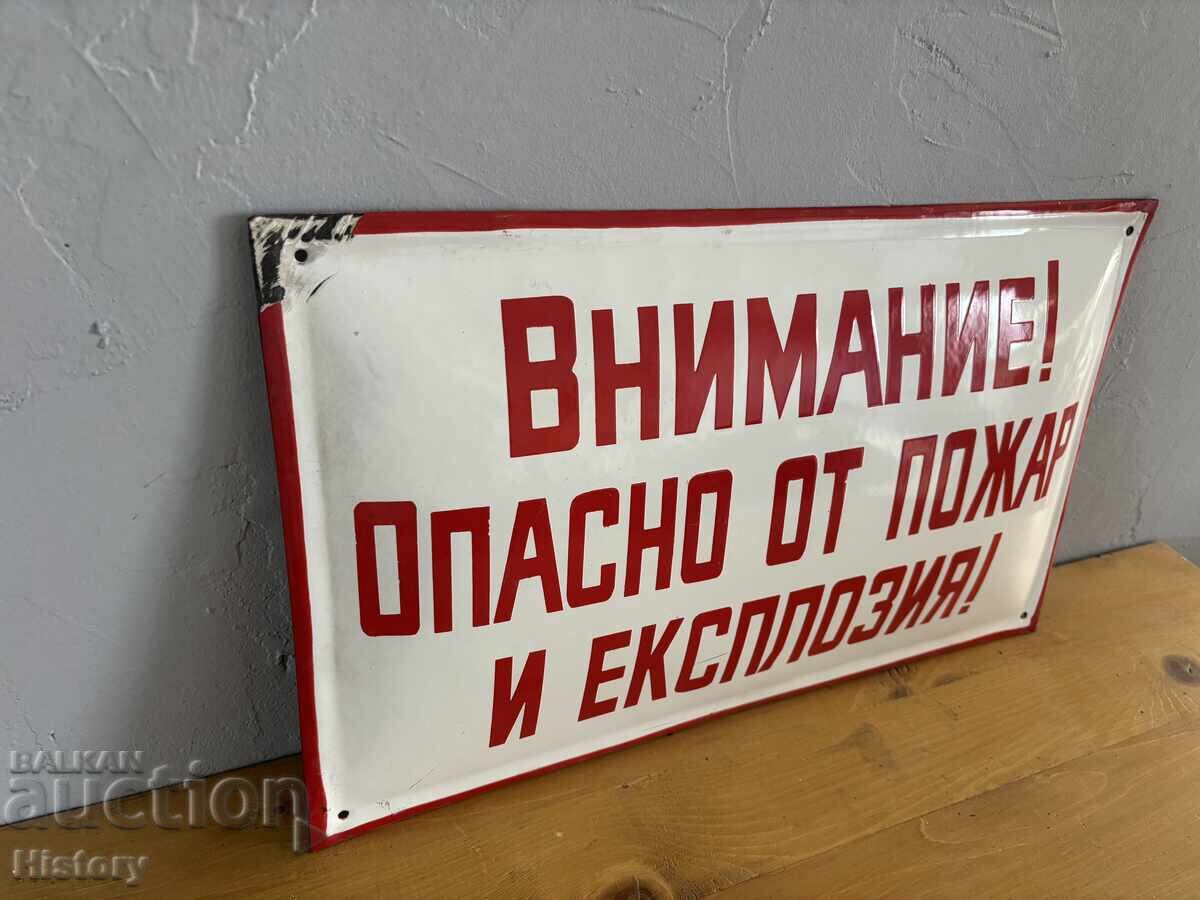 Licitație Placa emailata