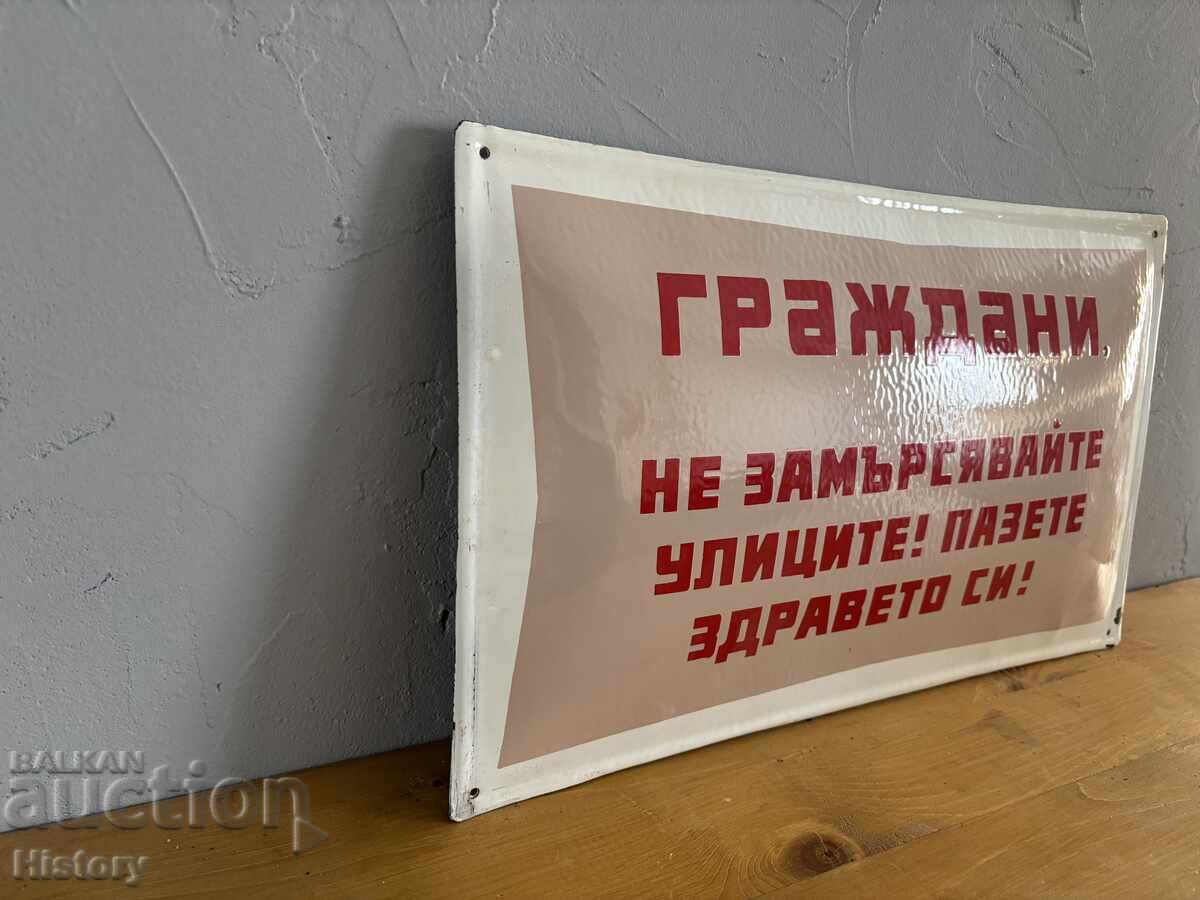 Licitație Placa emailata