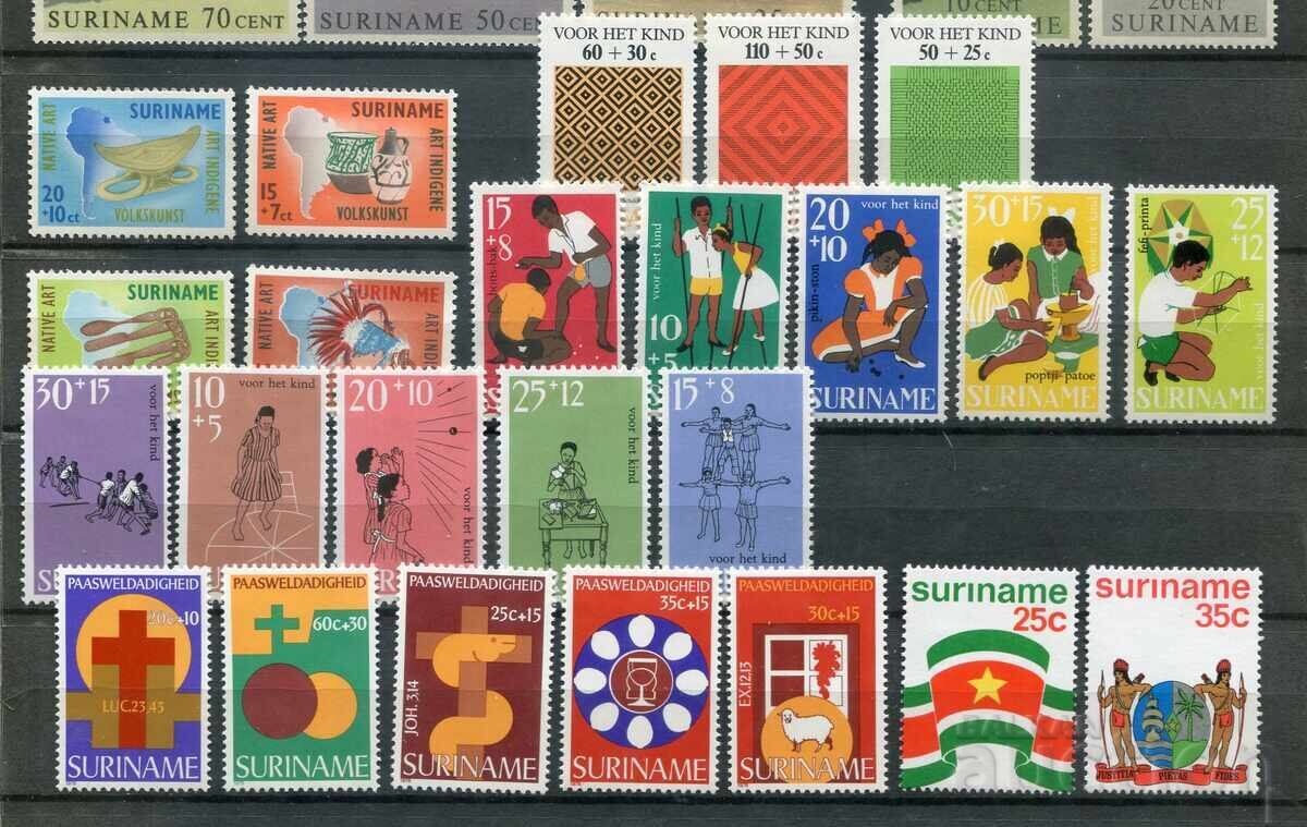 Surinam 1960-91 MnH - Colecție serii complete, 84 timbre - 5
