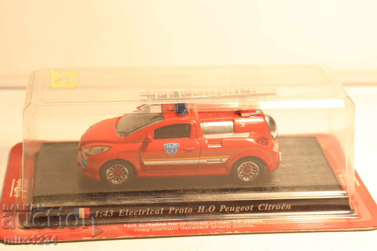 1/43   PEUGEOT    ПОЖАРНА КАМИОН  КОЛИЧКА   МОДЕЛ / II