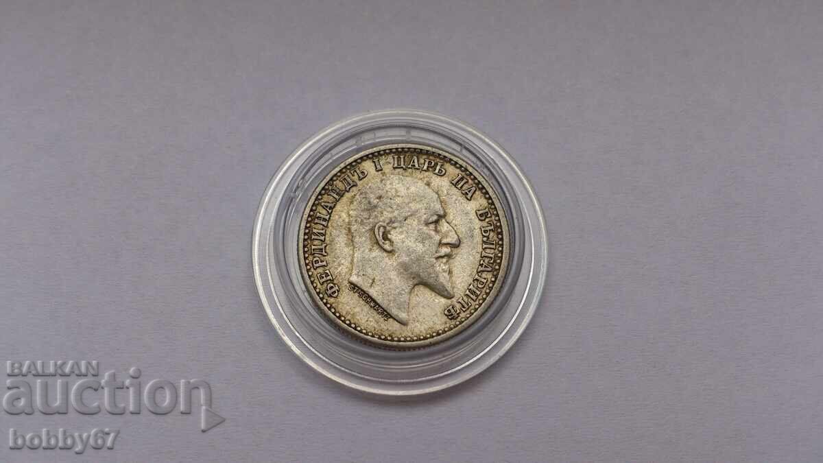Παράδοση Asignovana srebŭrna moneta ot 50 stotinki 1910 g. - bez cherta