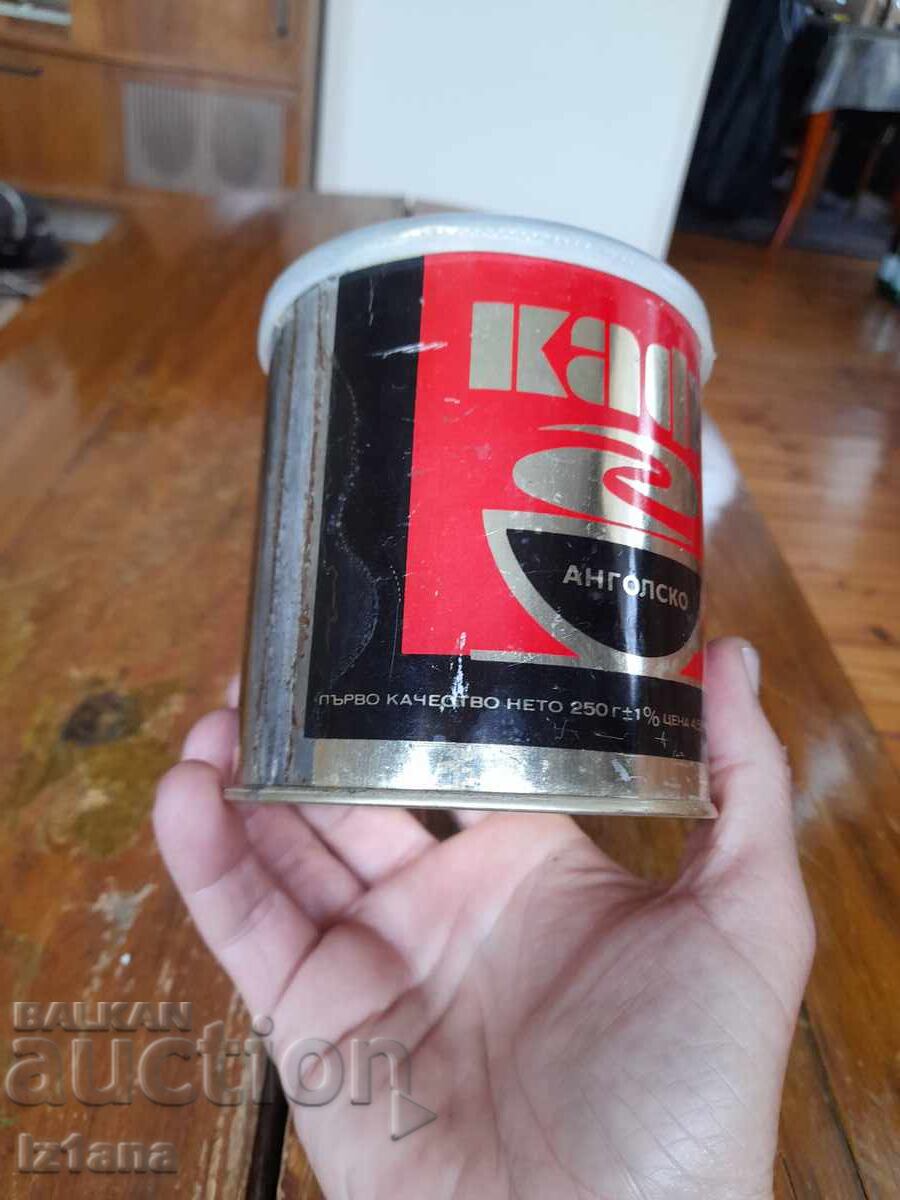 Παλιό κουτί από καφέ Ανγκόλας - 5