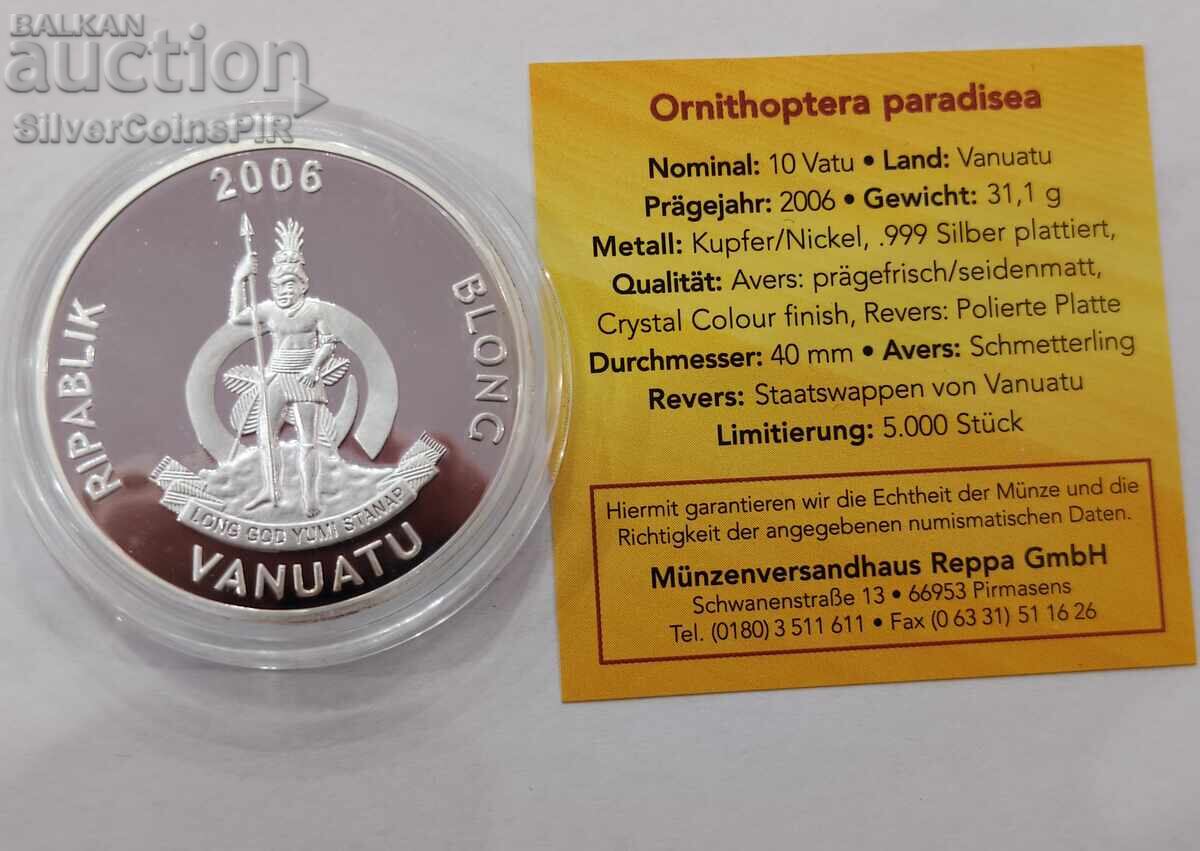 Miere Fluturi Exotici 2006 Vanuatu cu preț € 11.00 | 21.51 BGN