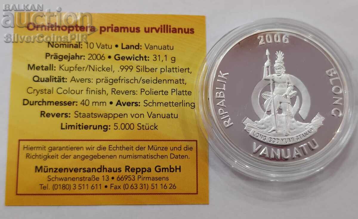 Miere Fluturi Exotici 2006 Vanuatu cu preț € 11.00 | 21.51 BGN