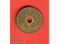 SOUTHERN RHODESIA 1 PENNY issue 1951