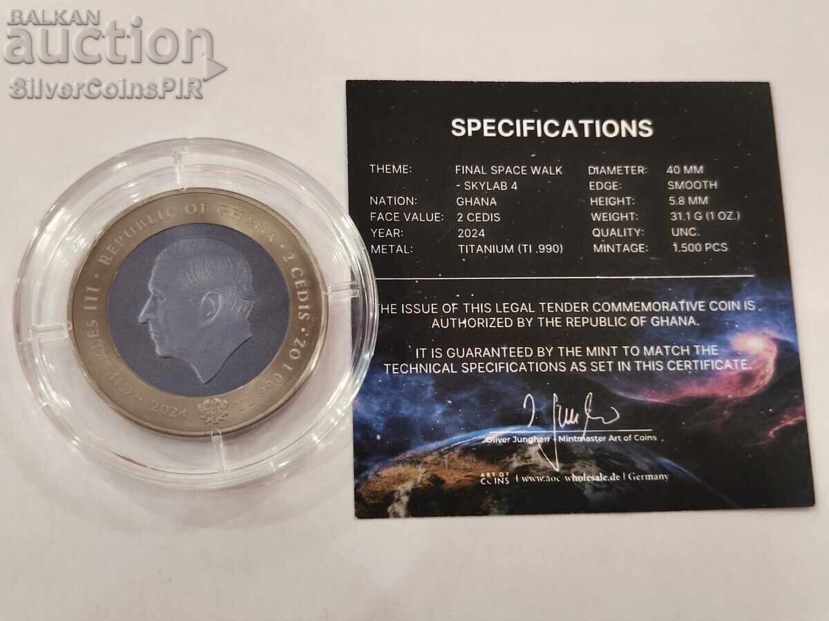 Licitație TITAN 2 Cedi Skylab 4 Ghana 2024 Plimbare în spațiu