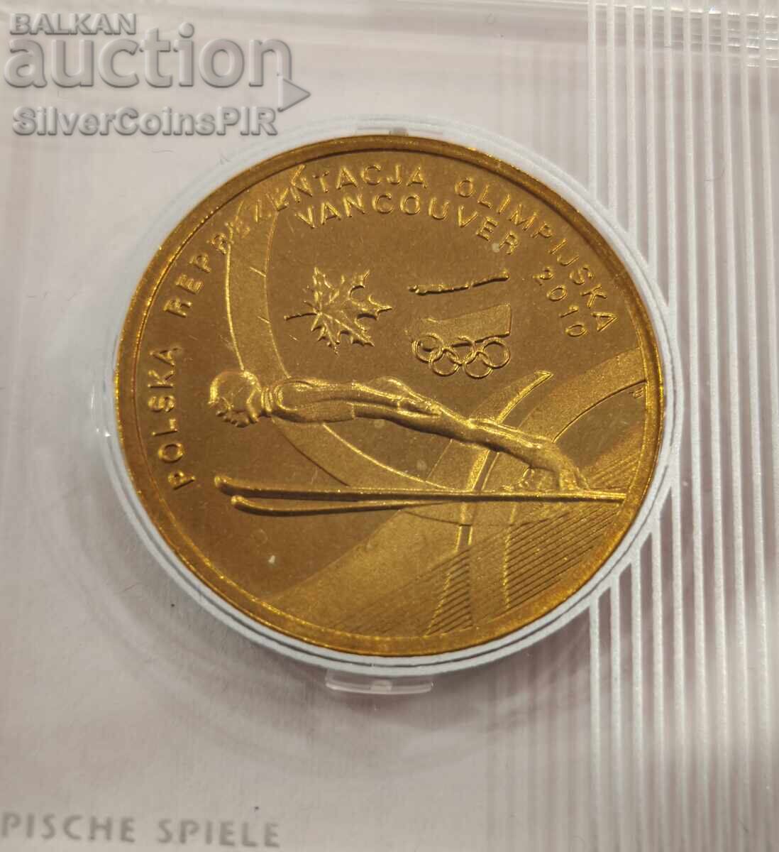 Licitație Monedă 2 Zloti Olimpiada 2010 Vancouver Polonia