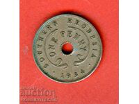 SOUTHERN RHODESIA 1 PENNY issue 1934